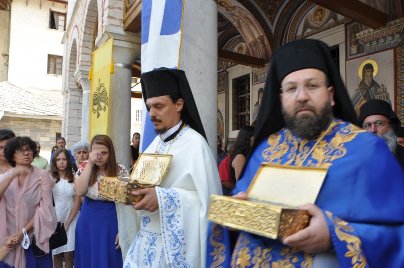 Πανήγυρις τῆς Κοιμήσεως τῆς Ὑπεραγίας Θεοτόκου στήν Ἱερά Μονή Εἰκοσιφοινίσσης